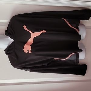 Puma Women's Pullover Mesh Back Hoodie